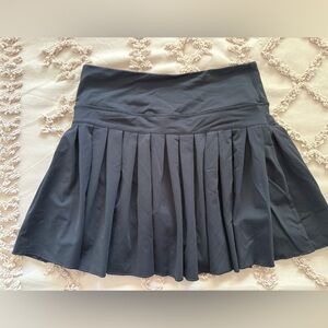 Pacsun Black Pleated Athletic Skort